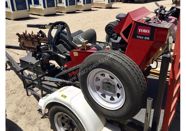 caption Trencher and Trailer Combo