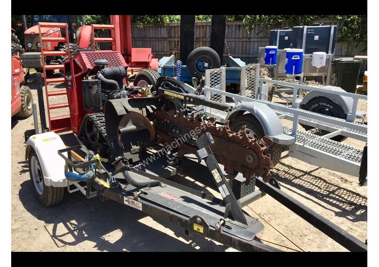caption Trencher and Trailer Combo