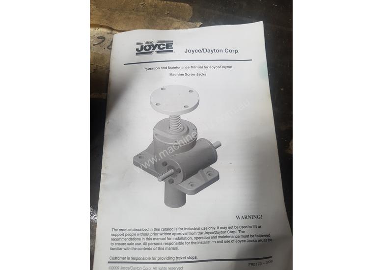 New joyce/Dayton Joyce machine screw jack Gearboxes in , Listed on