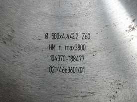 ACCESSORIES BEAM SAW BLADE 450mm to 530mm  - picture0' - Click to enlarge