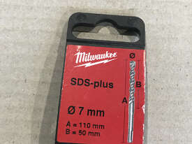 Milwaukee 7.0mm x 110mm SDS-plus Masonry Concrete Drill Bit 4932-3538-20 - picture1' - Click to enlarge