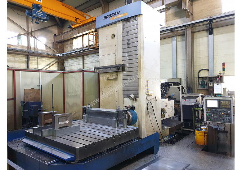 caption 2008 Doosan DB130CM CNC Horizontal Borer