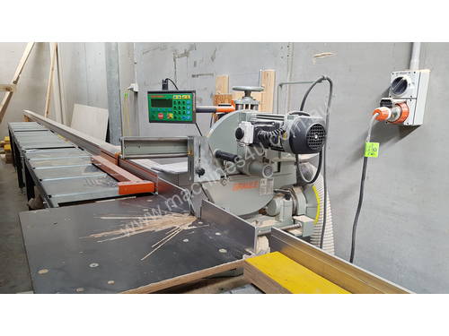 Graule ZS-135-N Radial Arm Saw including 8m Table & Fully Automated Tigerstop