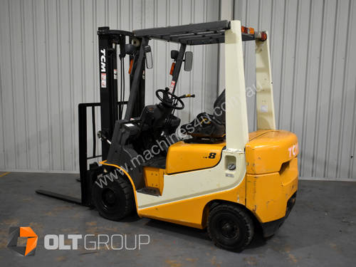 TCM 1.8 Tonne Diesel Forklift 6609 Hours Container Entry Mast Sideshift 3.3m Lift Height