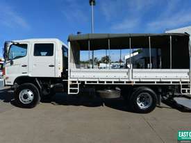 2012 HINO GT 500 4x4 Dual Cab Tray Top Drop Sides - picture0' - Click to enlarge