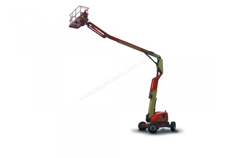 caption JLG 600AJ 60ft Diesel Knuckle Boom Lift – Powerful, Versatile & Ideal for Rough Terrain