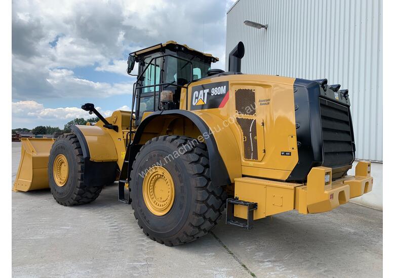 caption 2017 Caterpillar 980M Wheel Loader