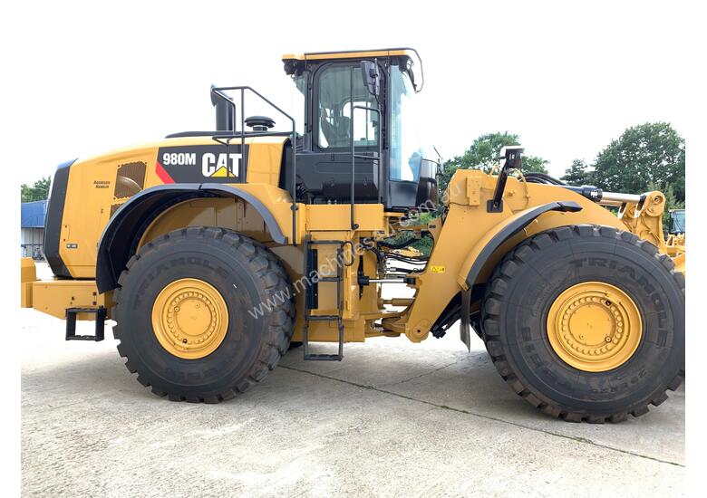 caption 2017 Caterpillar 980M Wheel Loader