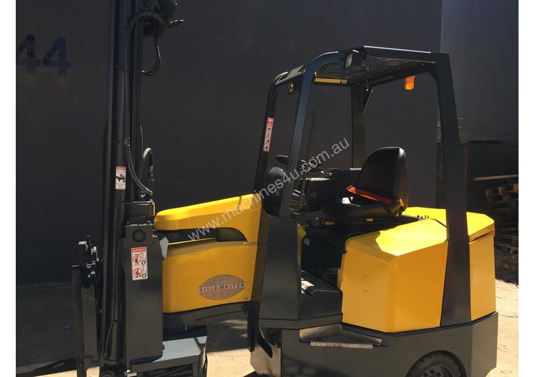 caption Aisle-Master Narrow Aisle 20SE Articulated Electric Forklift- Refurbished & Repainted