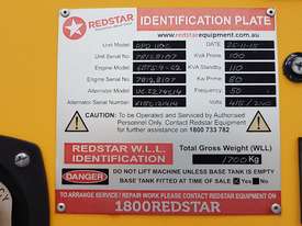 Redstar Diesel Standby Generator. Cummins Engine. YOM 2015. 46 hours.  - picture1' - Click to enlarge