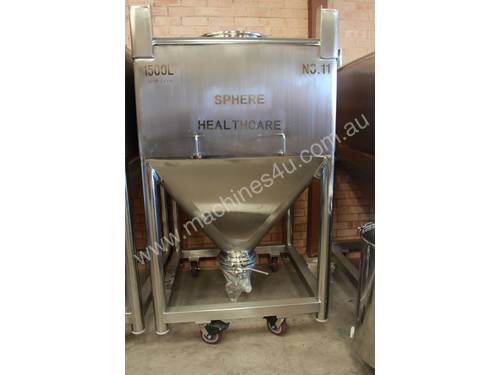 Stainless Steel Tote Bin