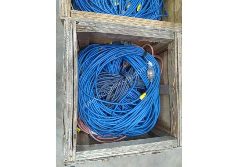 Used Custom Custom 2 X Crates OF Extension Leads Consumables