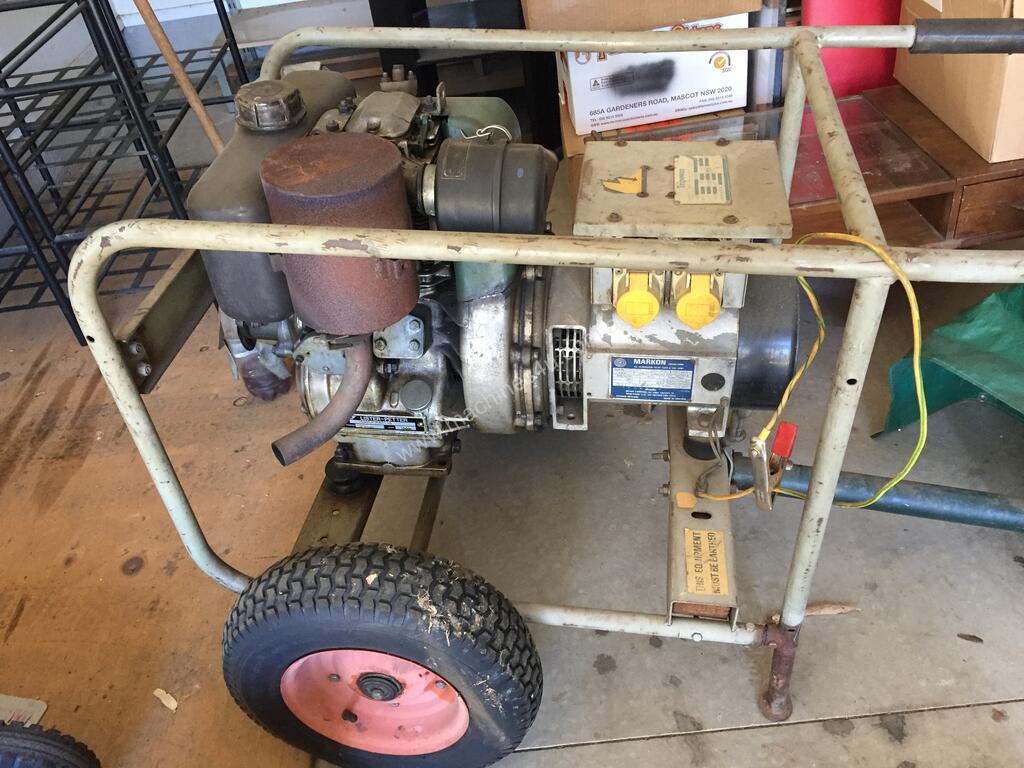 Buy Used 1966 markon engineering 5kw diesel generator Tradie Generators ...