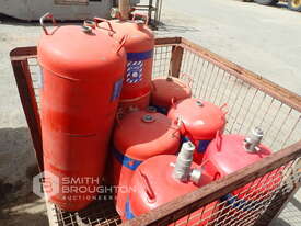 2 X CONTAINERS OF USED FIRE SUPPRESSION & EXTINGUISHER BOTTLES - picture2' - Click to enlarge