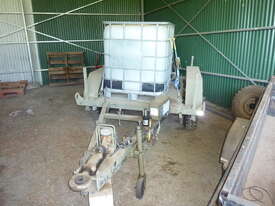 Heavy duty ex army twin axle trailer with 1000 liter water tank, and pump - picture1' - Click to enlarge