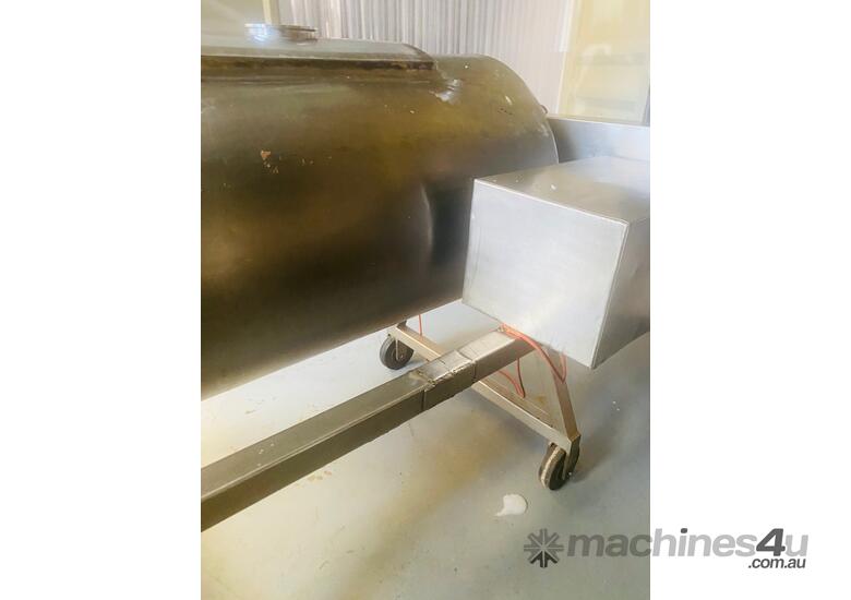 Used simply stainless 500L FOOD GRADE STAINLESS STEEL BARREL MIXER