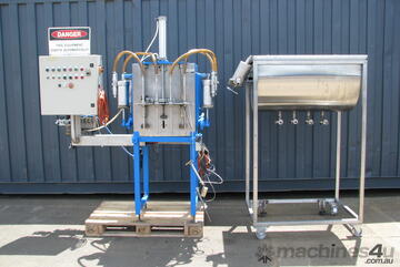 4 Head 250mL to 1L Bottle Filler Machine - Reilax