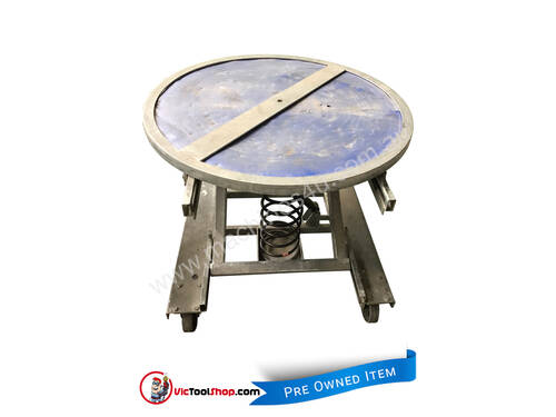 Palift Pallet Turntable Leveling Table Spring Lift Leveller Packing 2000 kg on casters - Used Item