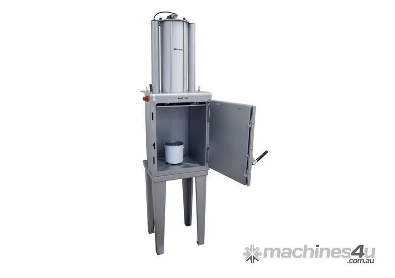 New Miltek Miltek 2101S Stainless Steel Pneumatic Can Crushe Waste