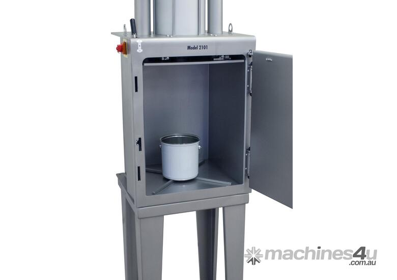 New Miltek Miltek 2101S Stainless Steel Pneumatic Can Crushe Waste