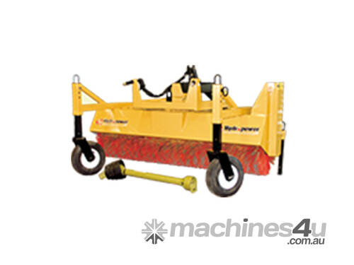 caption FINER HYDRAULICS-Angle Sweeper PTO Series 24`` x 2200mm wide.