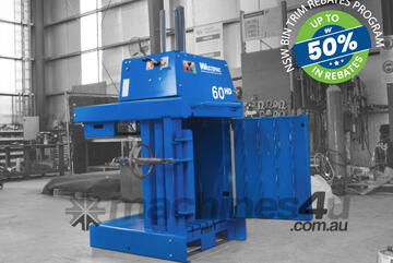 WastePac 60 Heavy Duty Vertical Can Baler