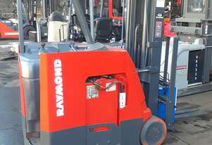 ACTIVE FORKLIFTS - Raymond 2 Ton Stand Up Electric Forklift 2014 model 4775mm Container entry mast