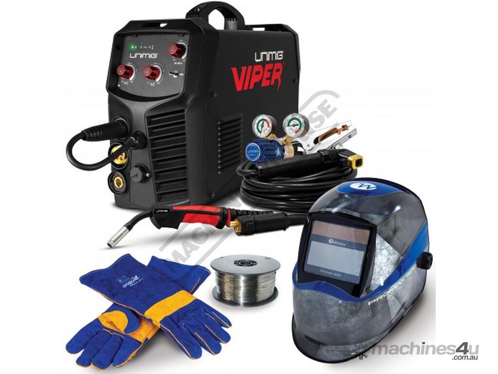 New UNIMIG WELDERS VIPER 182 MKII Starter Pack Inverter WelderMIGMMA