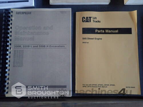 ASSORTED CATERPILLAR PARTS & OPERATIONS MANUALS