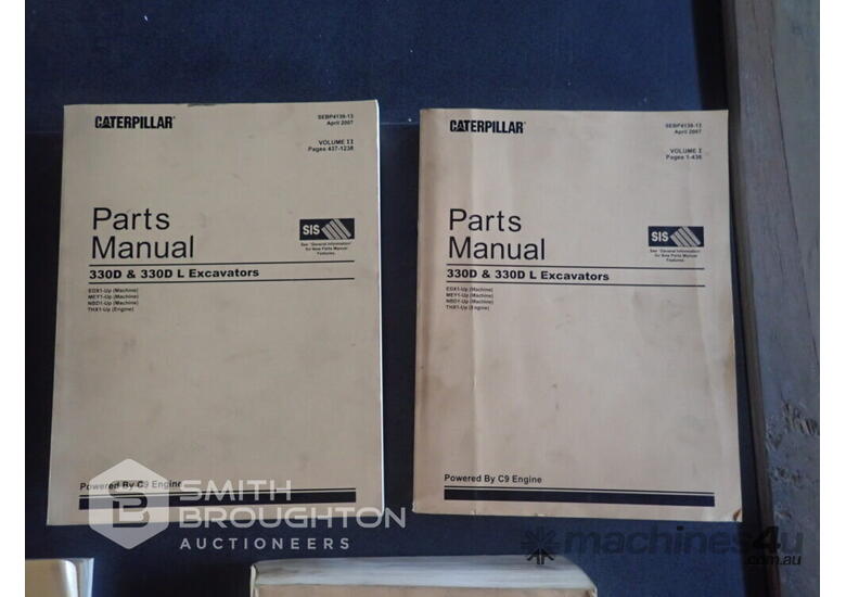 Used ASSORTED CATERPILLAR PARTS OPERATIONS MANUALS Earthmoving ...