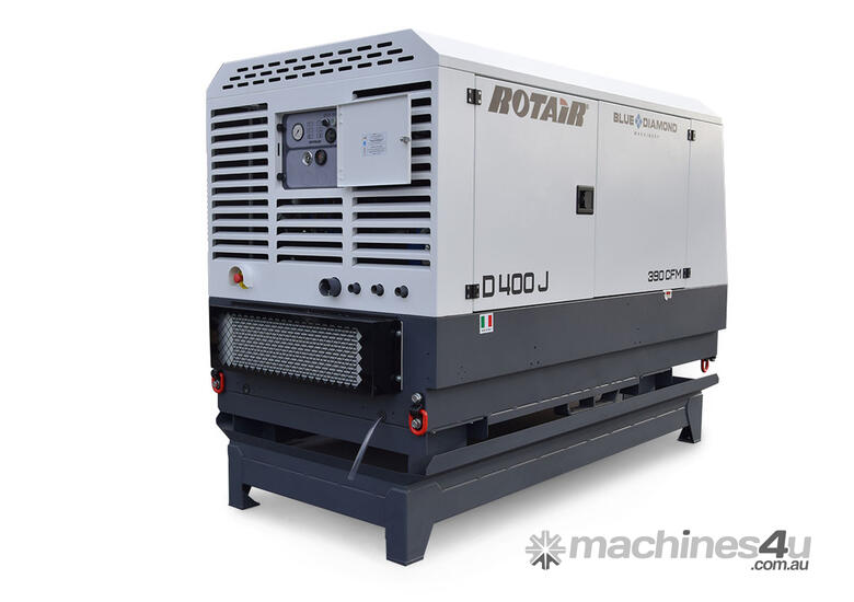 Portable Diesel Skid Compressor - ROTAIR D400J
