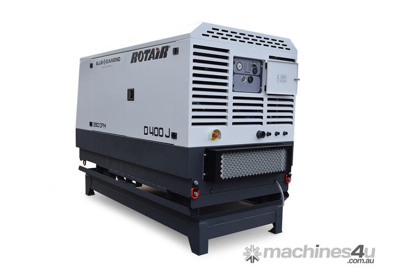 Portable Diesel Skid Compressor - ROTAIR D400J