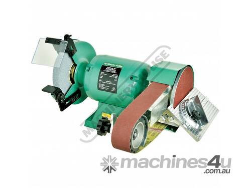 AA362W8-PKG Industrial Bench Grinder with Linisher & Mitre Table Package Deal Ø200mm Fine Wheel & 50