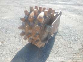 Compactor Wheel to suit Excavator, Centers 580mm, Ears 420mm, Pins 115mm - picture0' - Click to enlarge