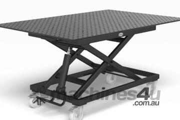 Mobile lifting table 500 kg incl. Perforated plate 1500x1000x12