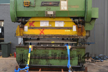Chalmers & Corner 35t mechanical press brake bending Autobend backstop -no tools