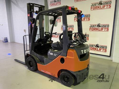 2013 TOYOTA 32-8FG18 LPG GAS FORKLIFT 2 STAGE 3700 V CLEAR VIEW MAST  