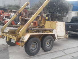 2.3 ton cable drum trailer , 5-10 Kn drum drive for cable recovery,  hyd self loader ,  - picture1' - Click to enlarge