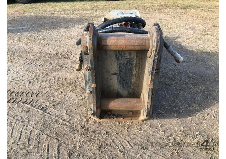 caption Soosan SQ80 2 Ton Silenced Rock Breaker