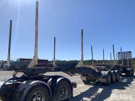 2004 OPhee Tri Axle Semi Trailer Tri Axle B Double Logging Skel Set - picture0' - Click to enlarge