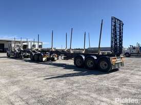 2004 OPhee Tri Axle Semi Trailer Tri Axle B Double Logging Skel Set - picture2' - Click to enlarge