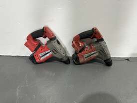 2 x Milwaukee Cordless Rotary Hammer Drills - picture0' - Click to enlarge