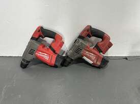 2 x Milwaukee Cordless Rotary Hammer Drills - picture2' - Click to enlarge