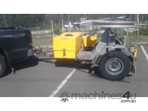 caption 3Kn fibe optic Capstan winch , Trailer mounted , 2cyl diesel , LED lights ,
