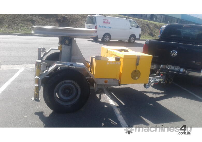 caption 3Kn fibe optic Capstan winch , Trailer mounted , 2cyl diesel , LED lights ,