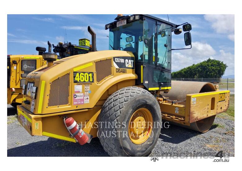 caption CAT CS78BLRC Vibratory Single Drum Smooth