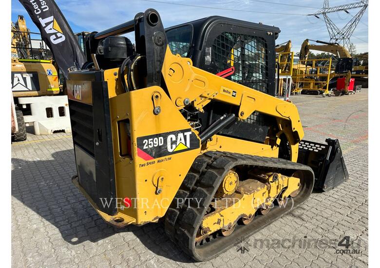 caption CAT 259D Compact Track Loader
