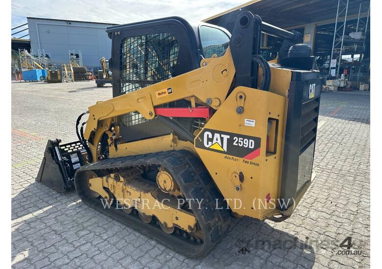 caption CAT 259D Compact Track Loader