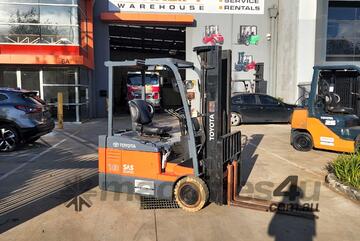 Toyota Forklift 1.8T Electric 3 Wheel Container Mast