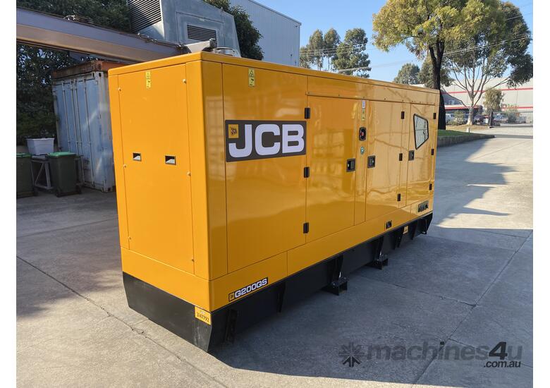 caption Almost NEW JCB 198kVA Standby / 180kVA Prime Rated Generator